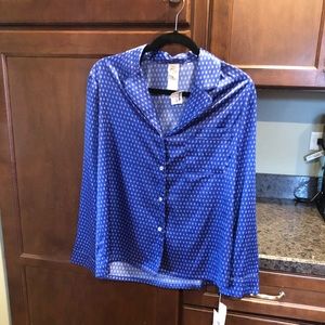 Silk pajama set NWT